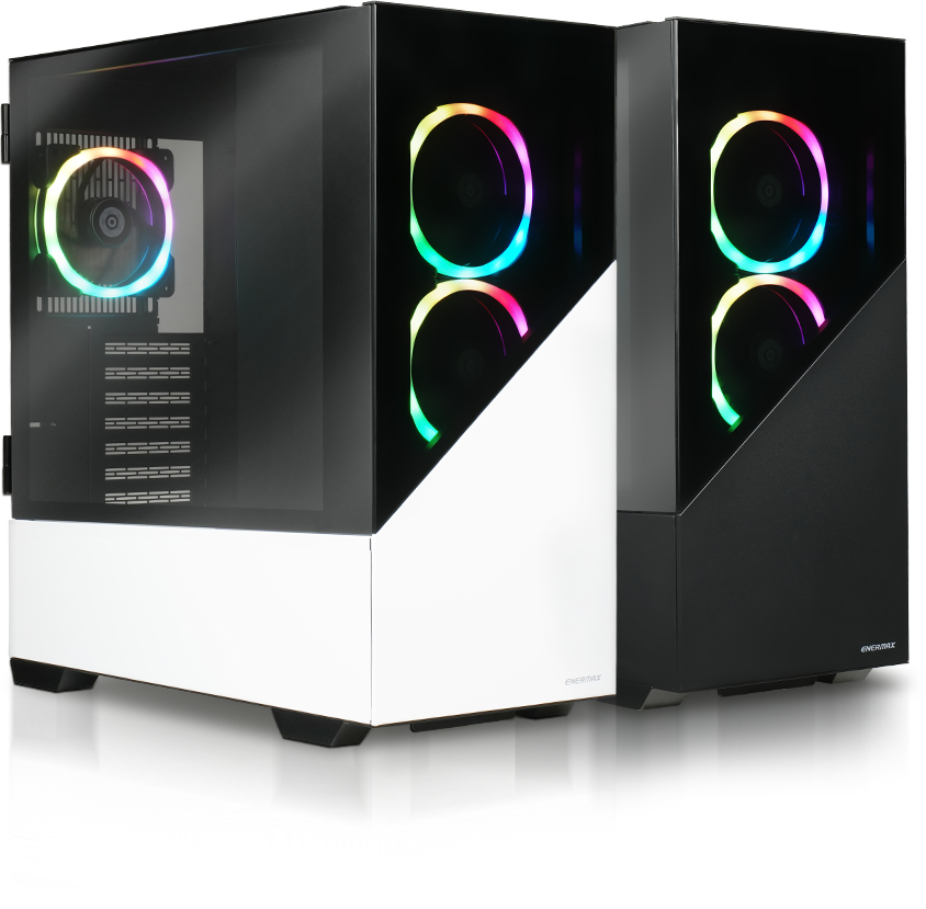 ENERMAXK8 RGB Tempered Glass Mid-Tower ATX PC Case