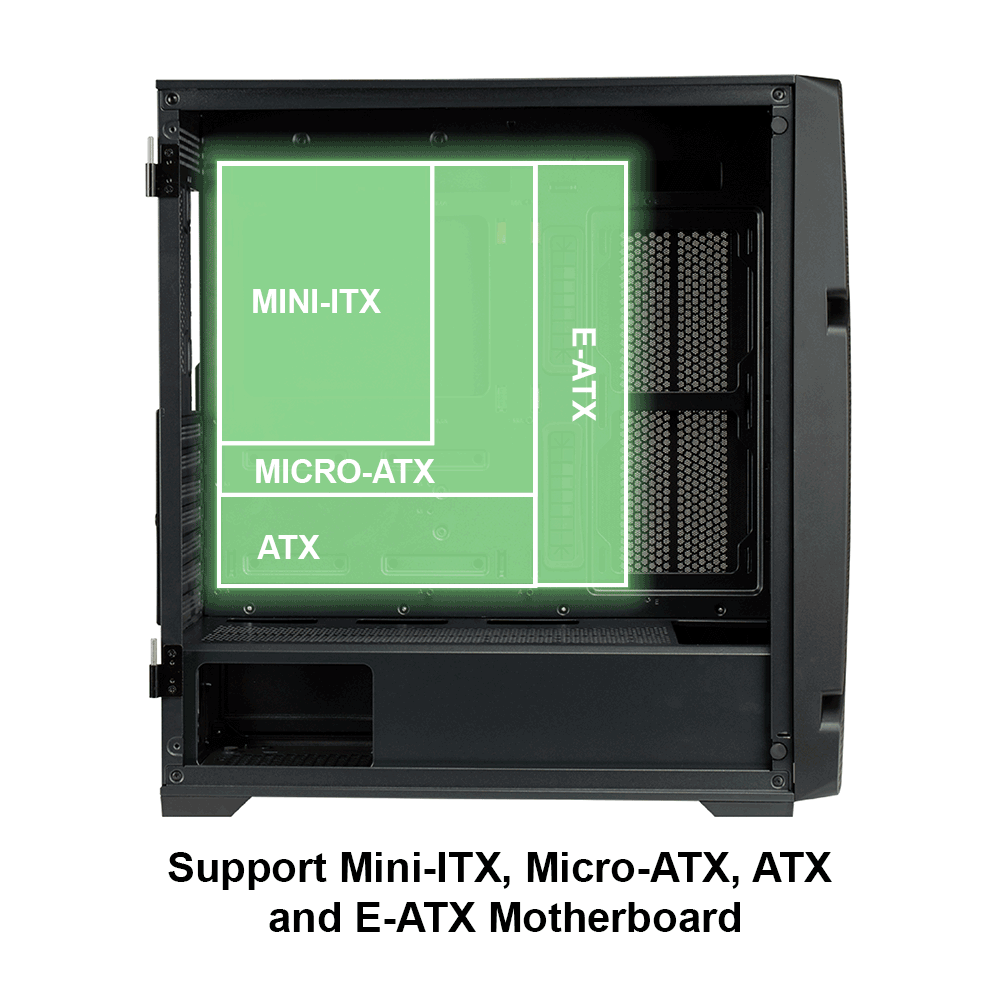Support E-ATX M/B